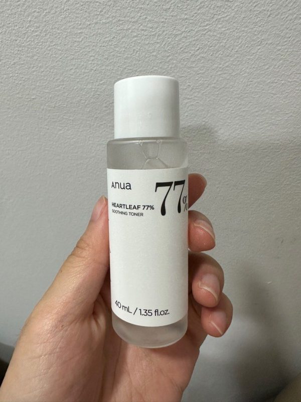 ANUA HEARTLEAF 77% SOOTHING TONER 40ML [MINI] - Image 3