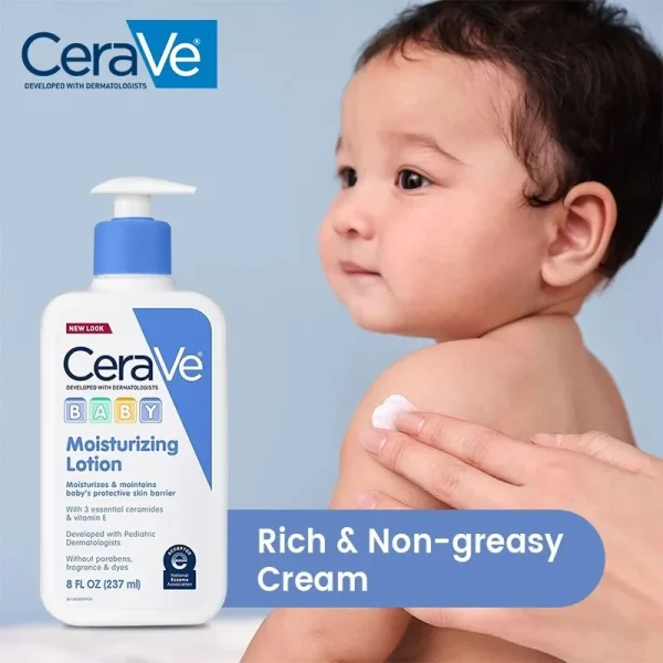CERAVE BABY MOISTURIZING LOTION – 237 ML - Image 4