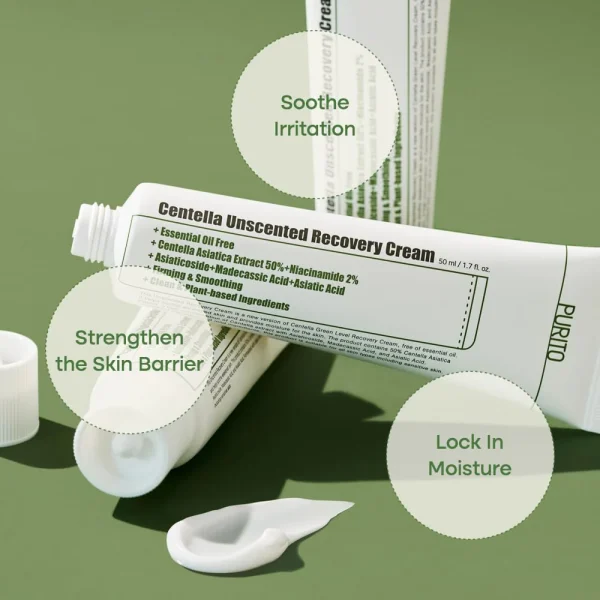 PURITO CENTELLA UNSCENTED RECOVERY CREAM 50ML - Image 4