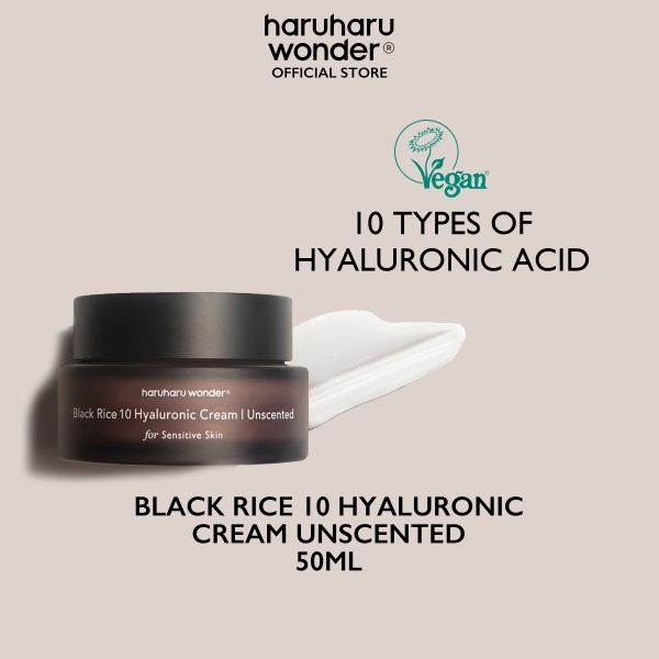 HARUHARU WONDER BLACK RICE HYALURONIC CREAM (UNSCENTED) 50ML - Image 2