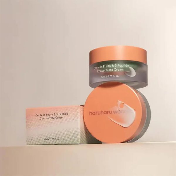 HARUHARU WONDER CENTELLA PHYTO & 5 PEPTIDE CONCENTRATE CREAM 30ML - Image 2