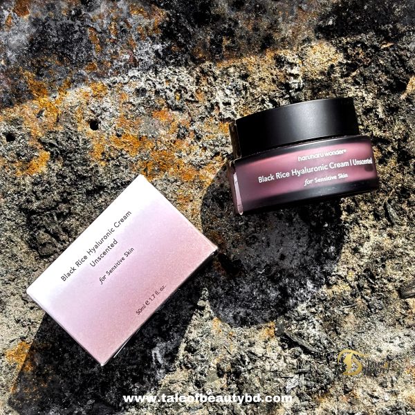 HARUHARU WONDER BLACK RICE HYALURONIC CREAM (UNSCENTED) 50ML - Image 3