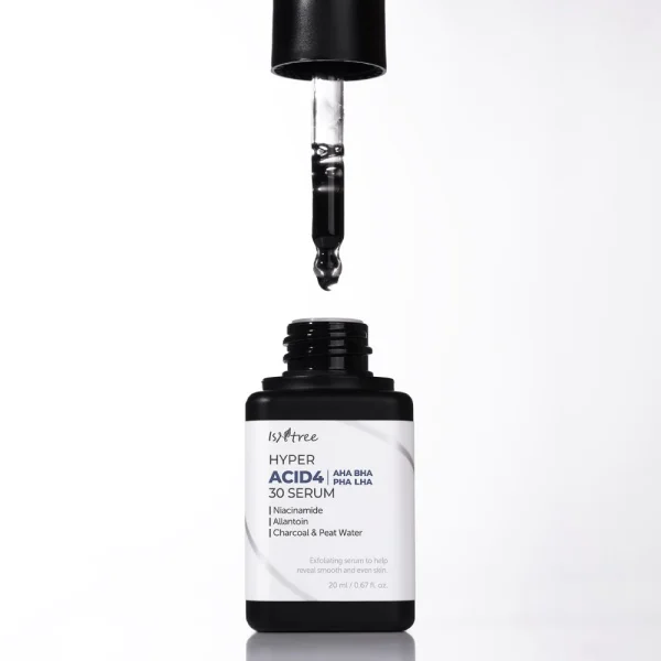 ISNTREE HYPER ACID4 AHA BHA LHA 30 SERUM 20ML - Image 4