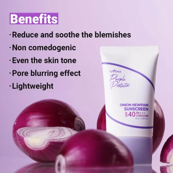 ISNTREE ONION NEWPAIR SUNSCREEN 50ML - Image 4