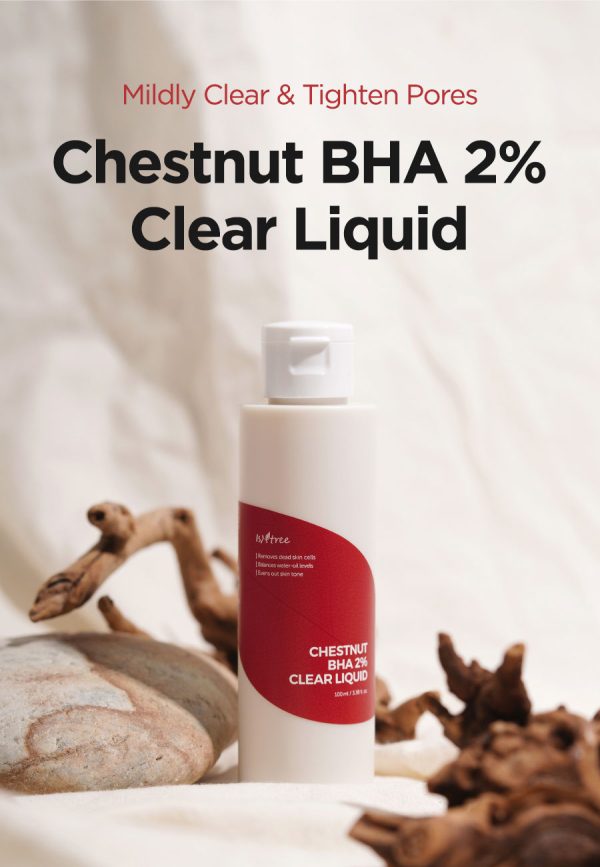 ISNTREE CHESTNUT BHA 2% CLEAR LIQUID 100ML - Image 3