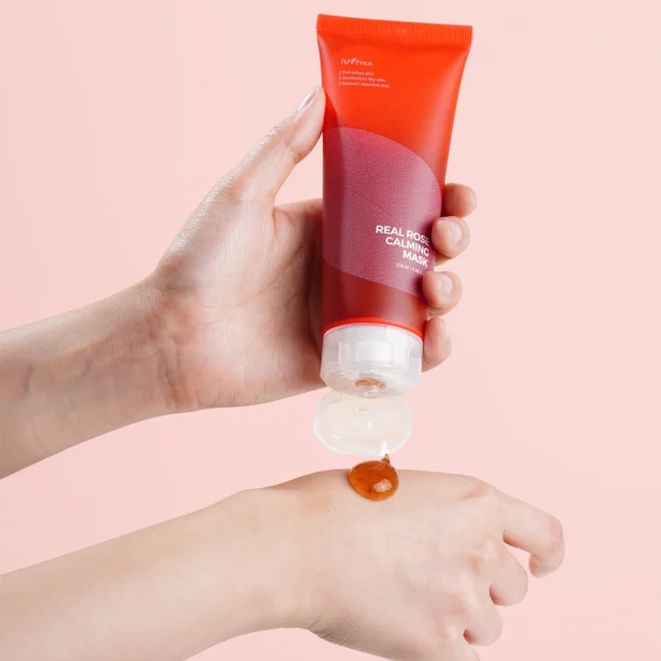 ISNTREE REAL ROSE CALMING MASK 100ML - Image 2