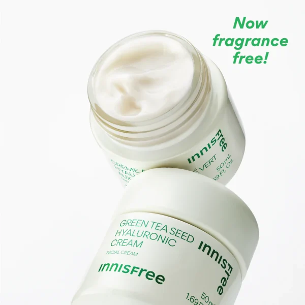 INNISFREE GREEN TEA SEED HYALURONIC CREAM 50ML - Image 3