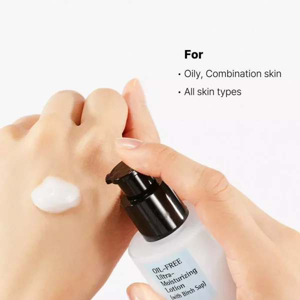COSRX OIL-FREE ULTRA-MOISTURIZING LOTION WITH BIRCH SAP 100ML - Image 3