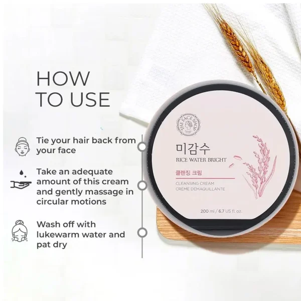 The Face Shop Rice Water Bright Cleansing Cream 200ml