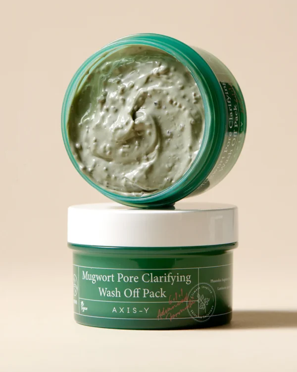 AXIS-Y Mugwort Pore Clarifying Wash Off Mask 100ml - Image 2